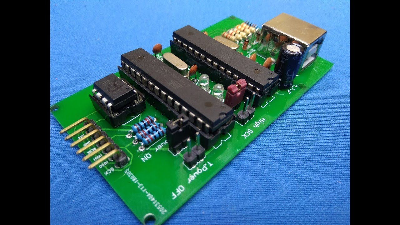 How to Make AVR Programer! ATTiny Programer ! Make USBasp