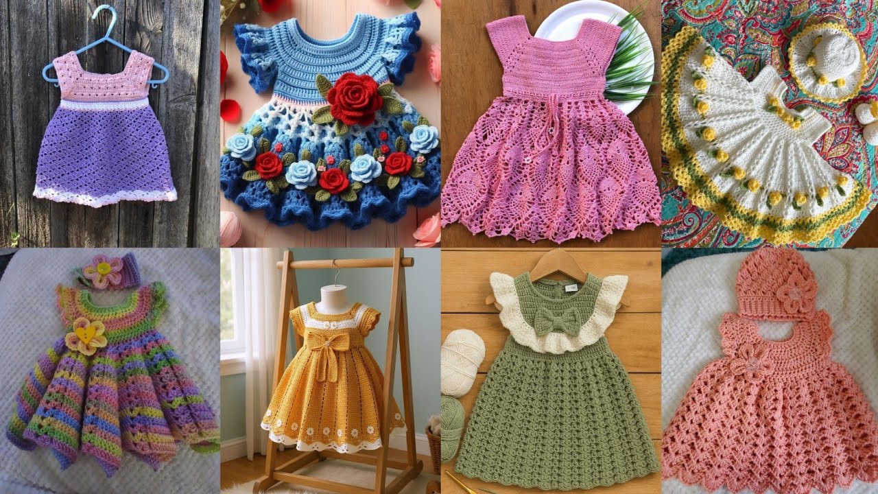 Crochet Girl Frocks Latest New Design Ideas 2026 #usa 