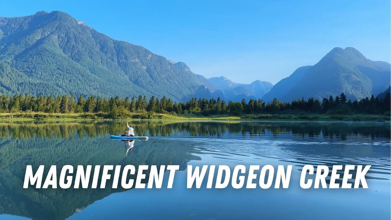 PADDLEBOARD BEAUTIFUL Widgeon Creek and HIKE to Widgeon Falls!