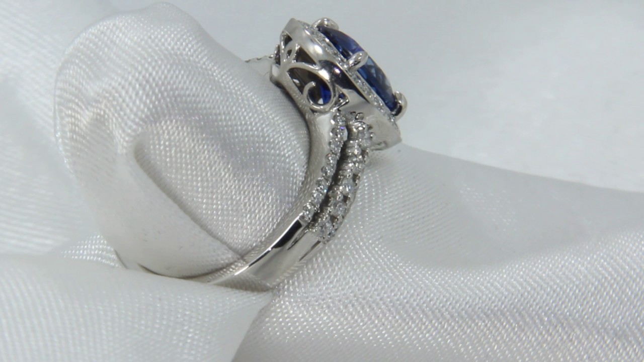 wedding sapphire engagement ring 3106v