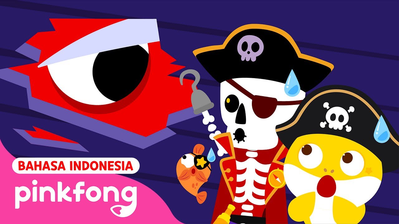 💀Chumbala Cachumbala Bajak Laut Tengkorak | Lagu Anak Halloween🎃 | Pinkfong Baby Shark Indonesia