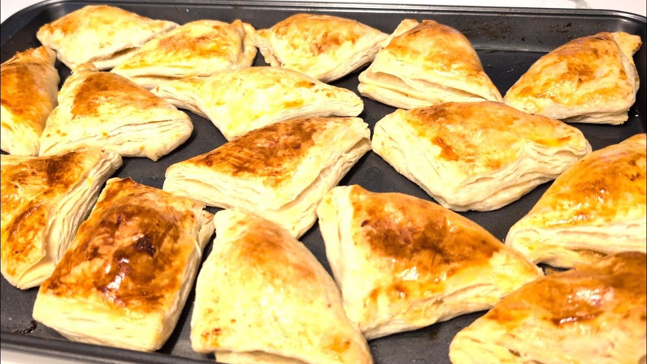 #Pâté Haïtien Au Poulet #Pâte Feuilletée #Maison #Crisco #mentègue# 