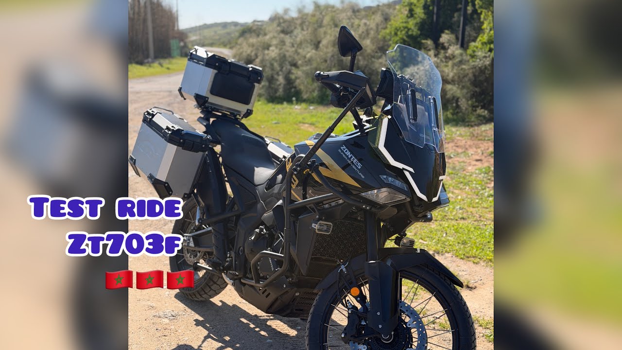 #zontes703f #morocco #biker un petit tour sur zontes 703 f 2026 maroc 🇲🇦 🔥