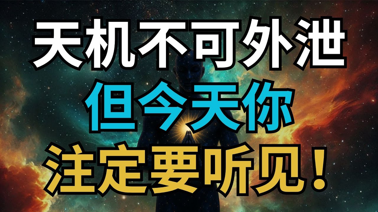 真正的天机不可外泄，但今天你注定要听见！｜觉行致富 Awaken & Abundant