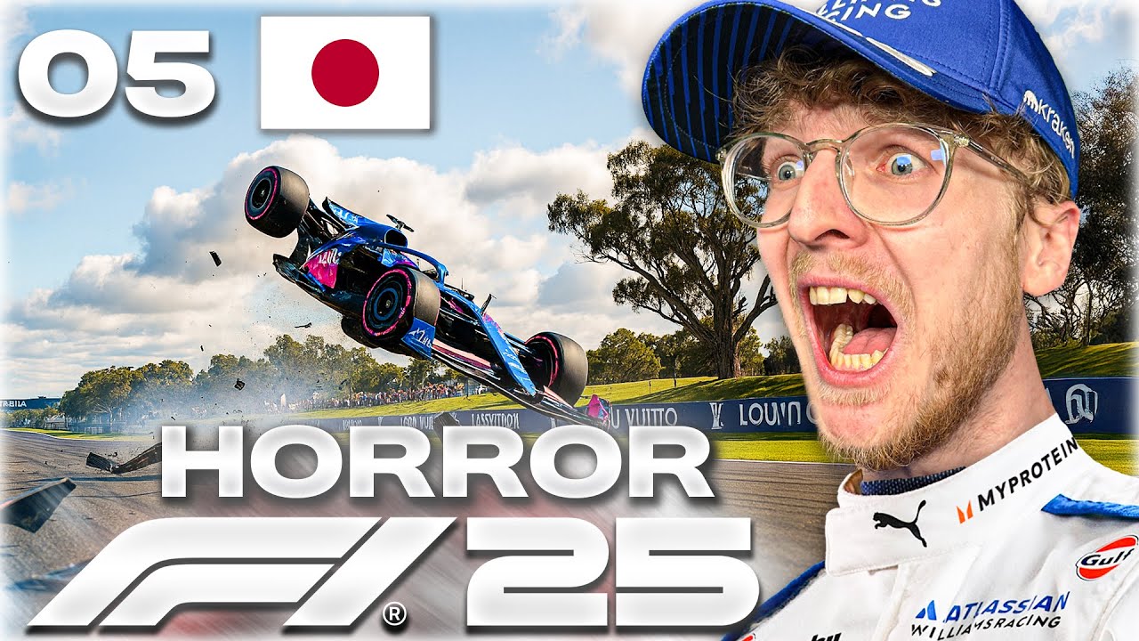 HORROR CRASH in JAPAN mit BÖSER STRAFE in der Williams KARRIERE Folge 5 | CutterLukas