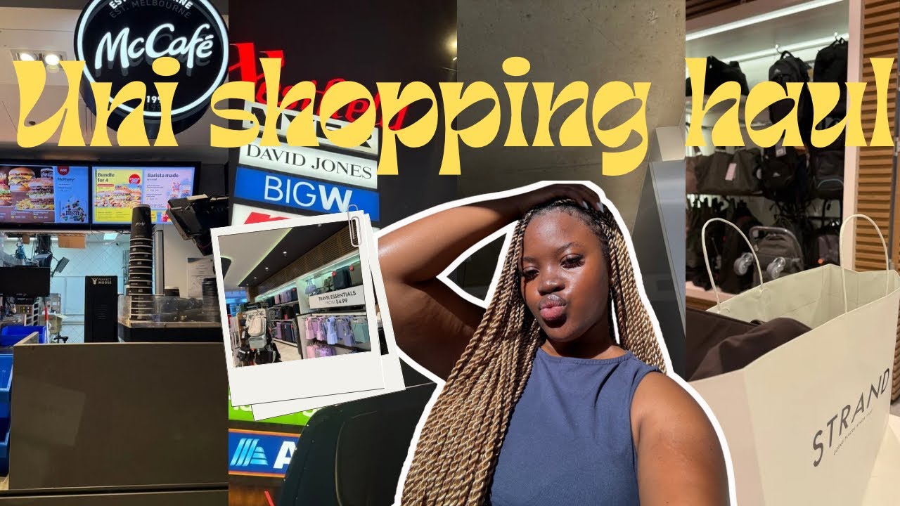 LET&rsquo;S SHOP FOR UNIVERSITY🛒🛍️📚 | FIRST YEAR, UNI BAG REVEAL, HAUL | INTERNATIONAL STUDENT🇦🇺