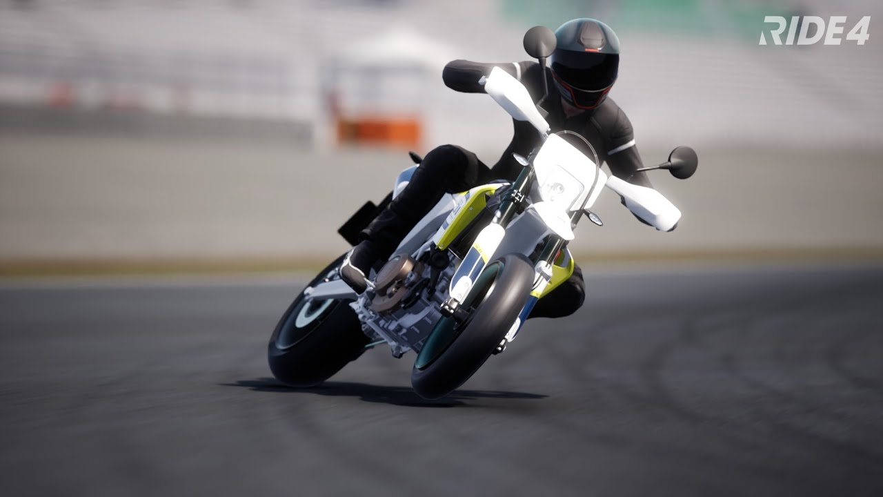 [PS4 Ride 4] Husqvarna 701 Supermoto (2018) サーキットドライブ
