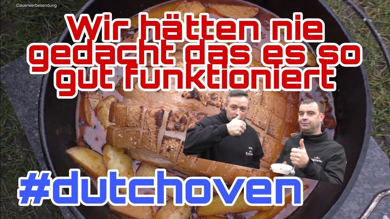🐷🔥KRUSTENBRATEN im DUTCH OVEN und das funktioniert hervorragend und perfekt 👌 | Die Sachsengriller