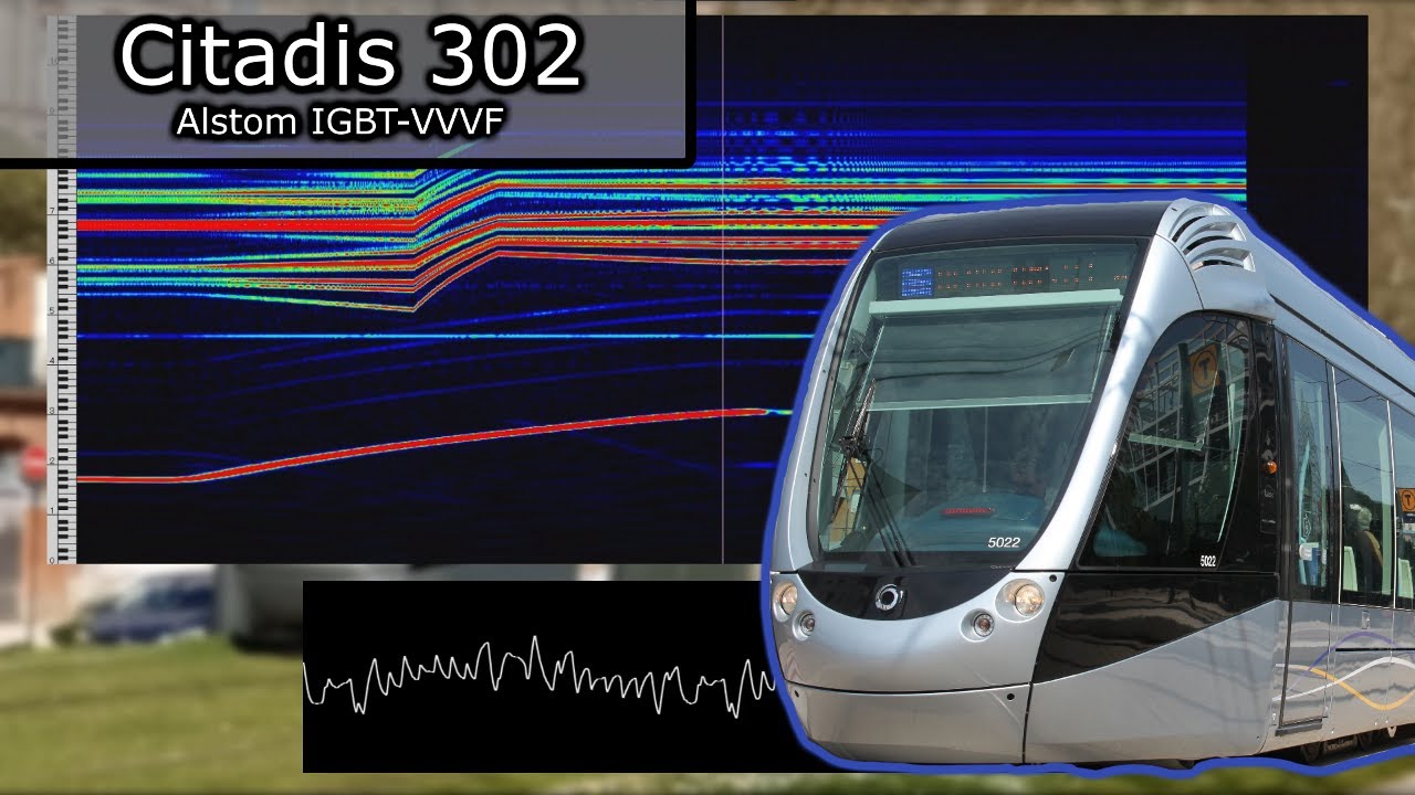 [MoHa Radio Recording] Tisséo Citadis 302, Alstom IGBT-VVVF Sound