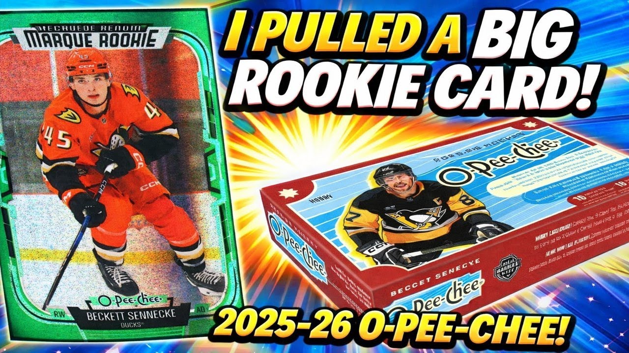 BECKETT SENNECKE FINALLY HAS CARDS! x2 Boxes of 2025-26 O-Pee-Chee Hockey