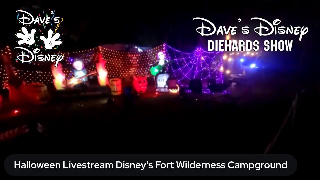 Halloweeen Livestream from Fort Wilderness Campground Walt Disney World