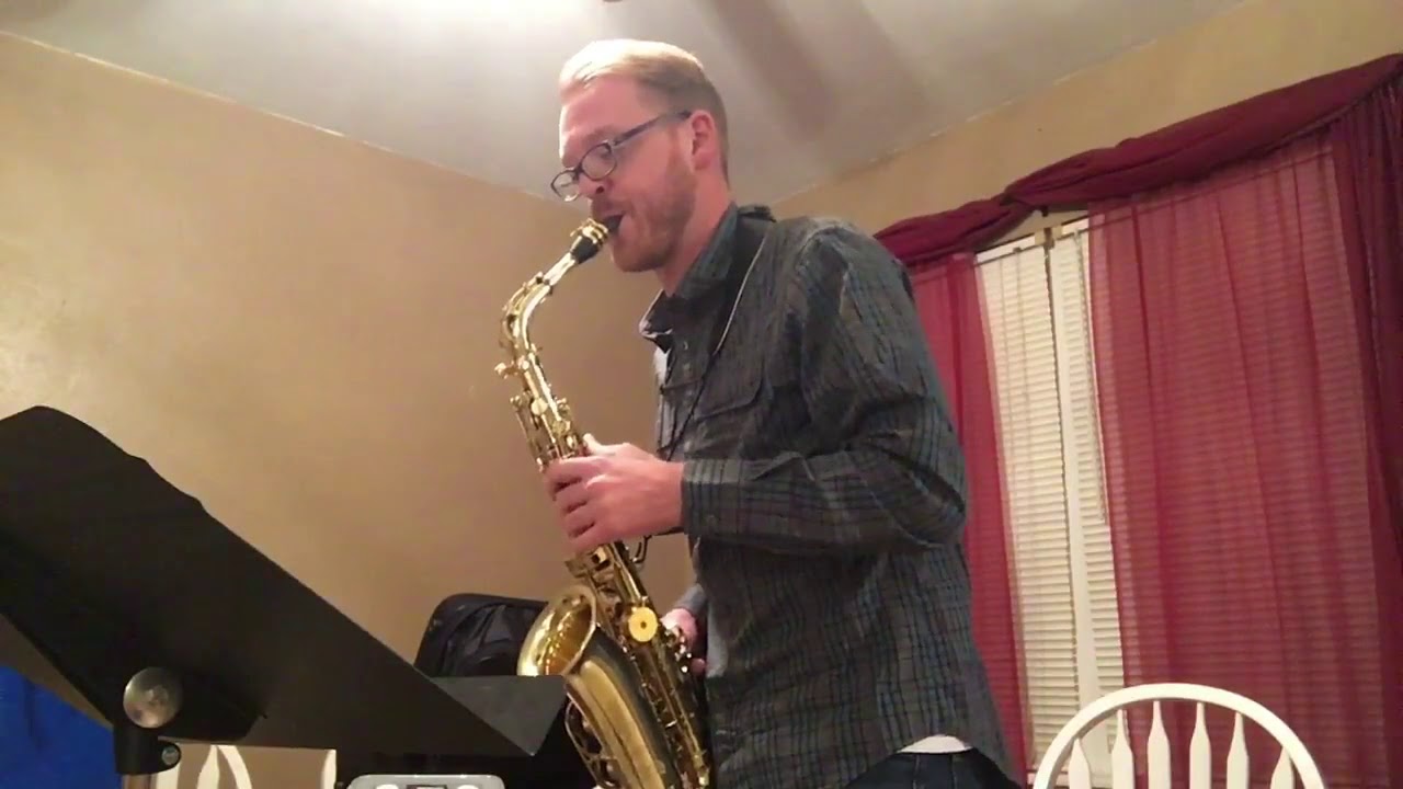 Ferling Etude No. 6 || James Barger, Saxophone