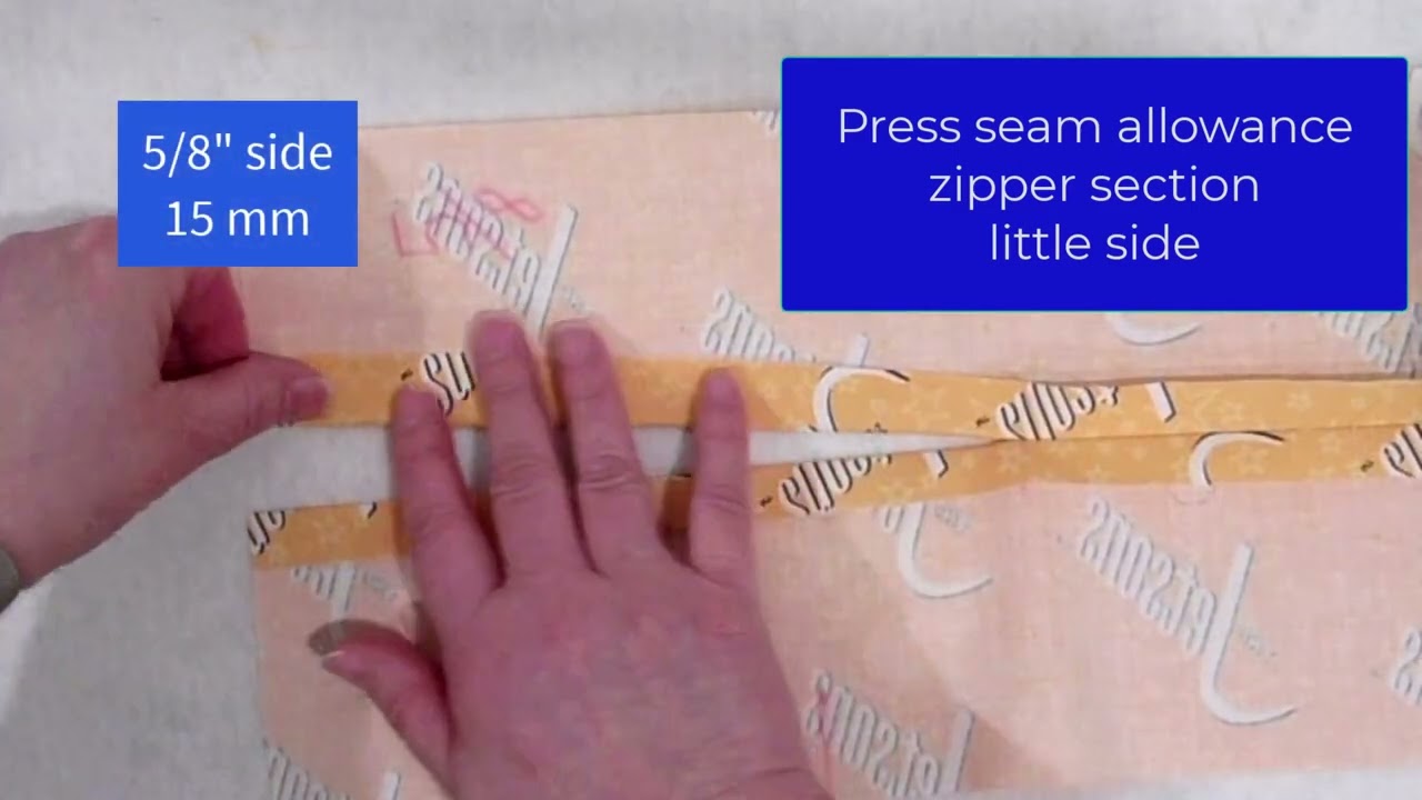 Lapped zipper #sewfairy