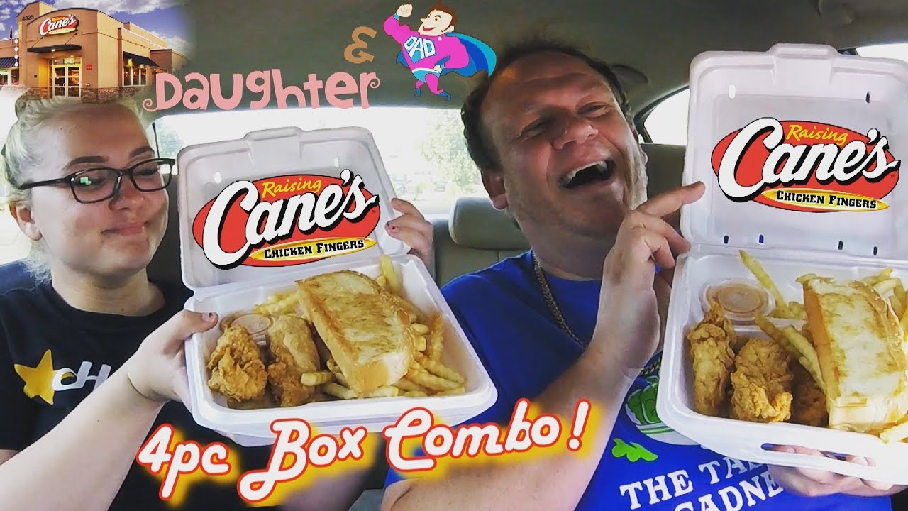 Raising Cane's ☆4PC CHICKEN FINGERS BOX☆ Food Review!!!