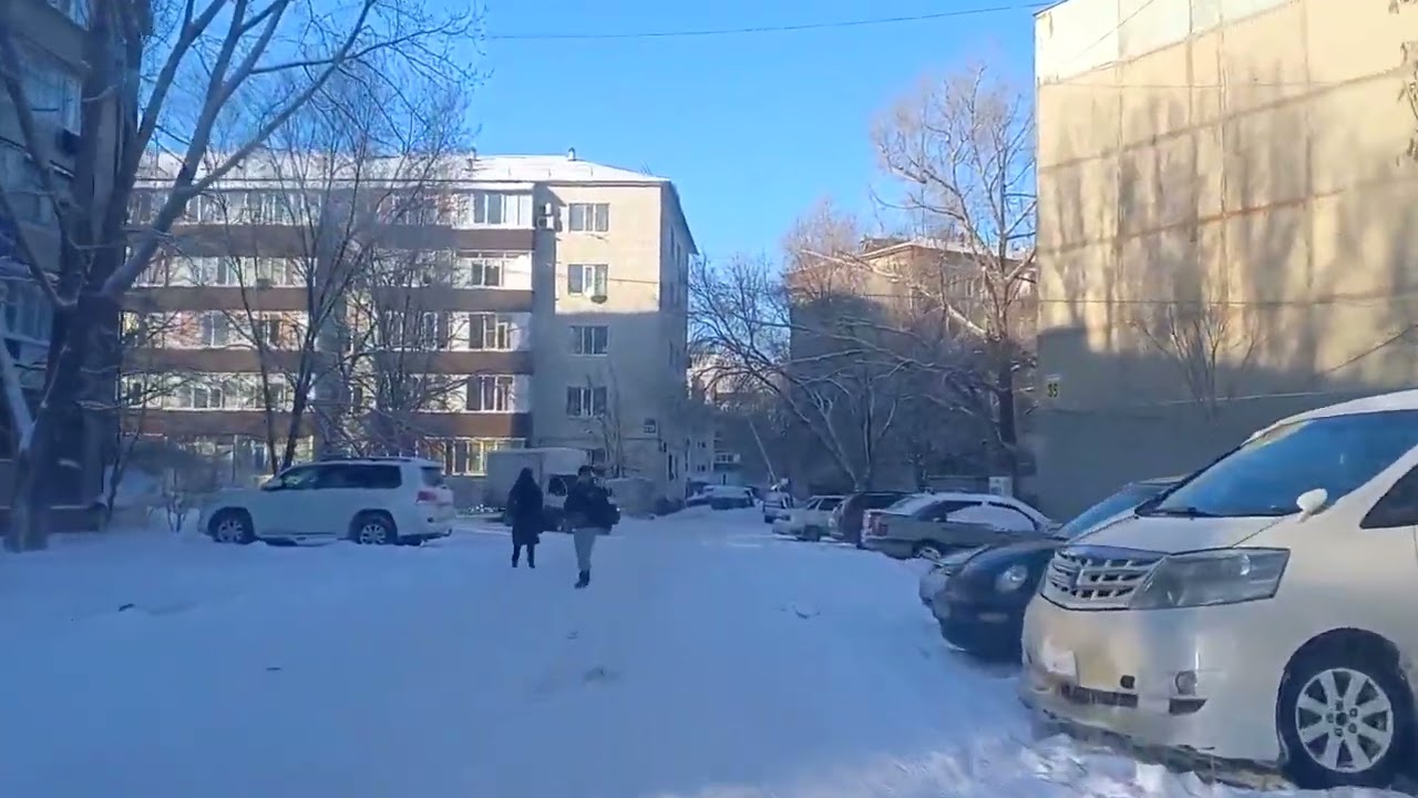 Северо Восток. Дворы. Уральск зима 2021