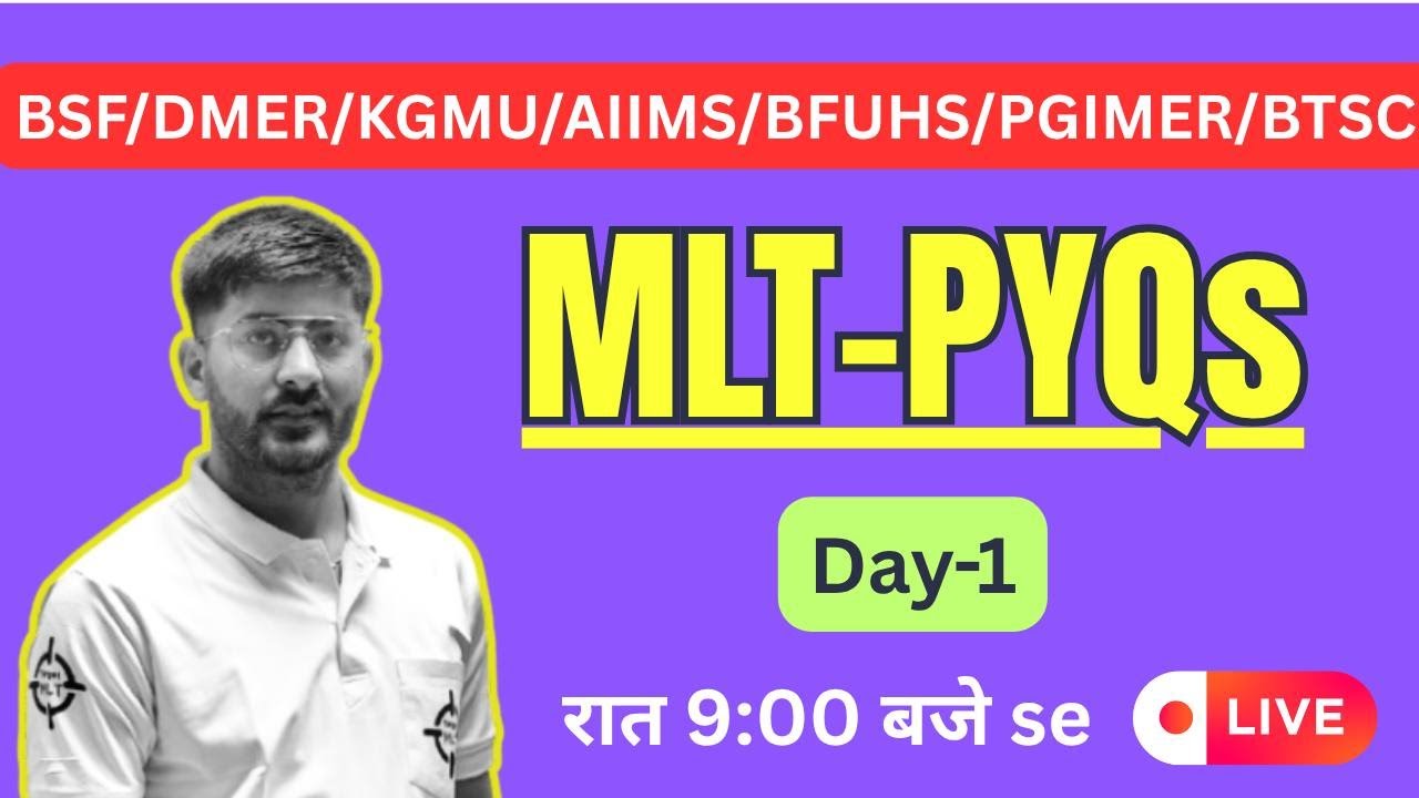 MLT PYQs Day-1 #labtechnician #pyqs #labassistant #labattendant #bfuhs #dmermaharashtra #2025