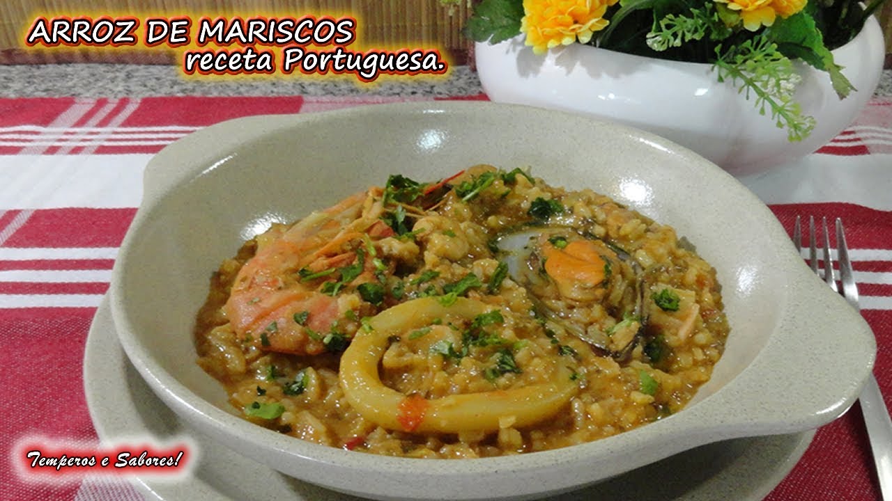 ARROZ DE MARISCOS, un delirio de sabor, receta Portuguesa