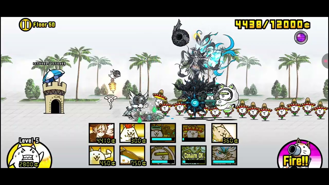 Beating floor 50 heavenly tower