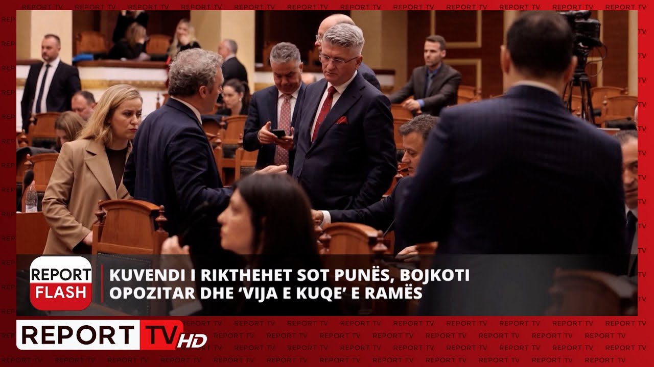 Flashi informativ në Report TV, ora 