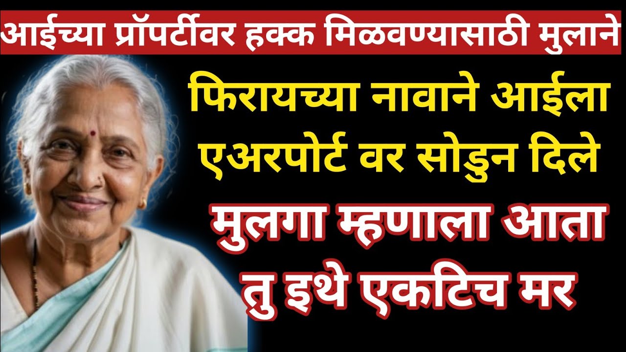 आईच्या प्राॅपर्टीवर हक्क मिळवण्यासाठी मुलाने।। मुलगा म्हणाला..#मराठीस्टोरीज#हृदयस्पर्शीकथा#मराठीकथा