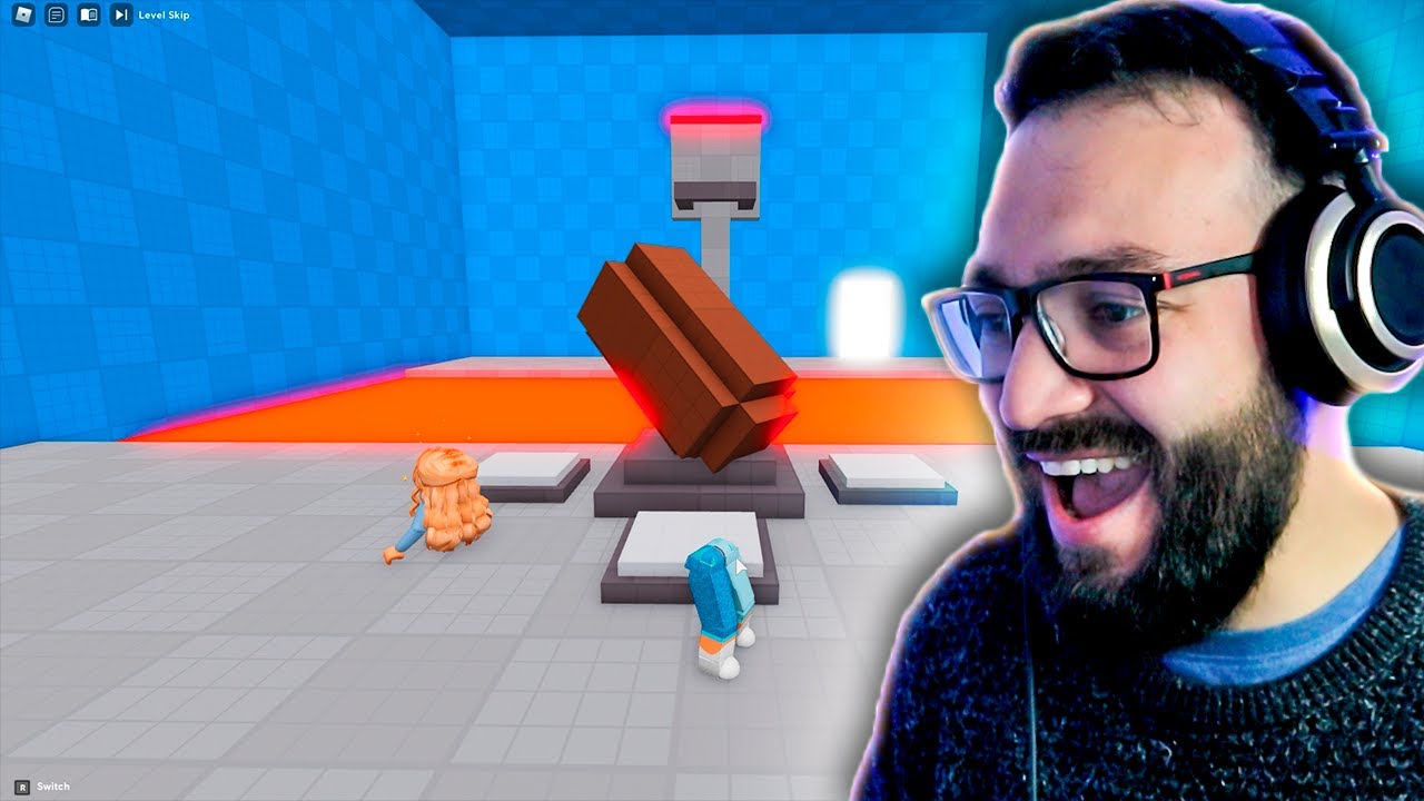 ROBLOX SPLIT - ATÉ QUE NÃO FUI TÃO MAL ASSIM.
