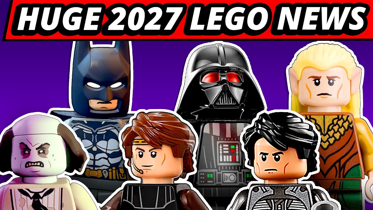 ГРОМКИЕ НОВОСТИ LEGO 2027! Бэтмен! Песчаный червь из &laquo;Дюны&raquo;?! Властелин колец! 8 наборов Star Wars!
