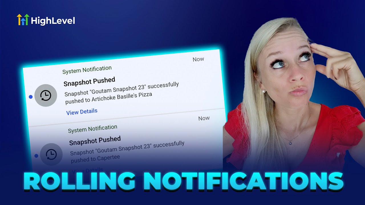 Simplifying Snapshot Updates with Rolling Notifications