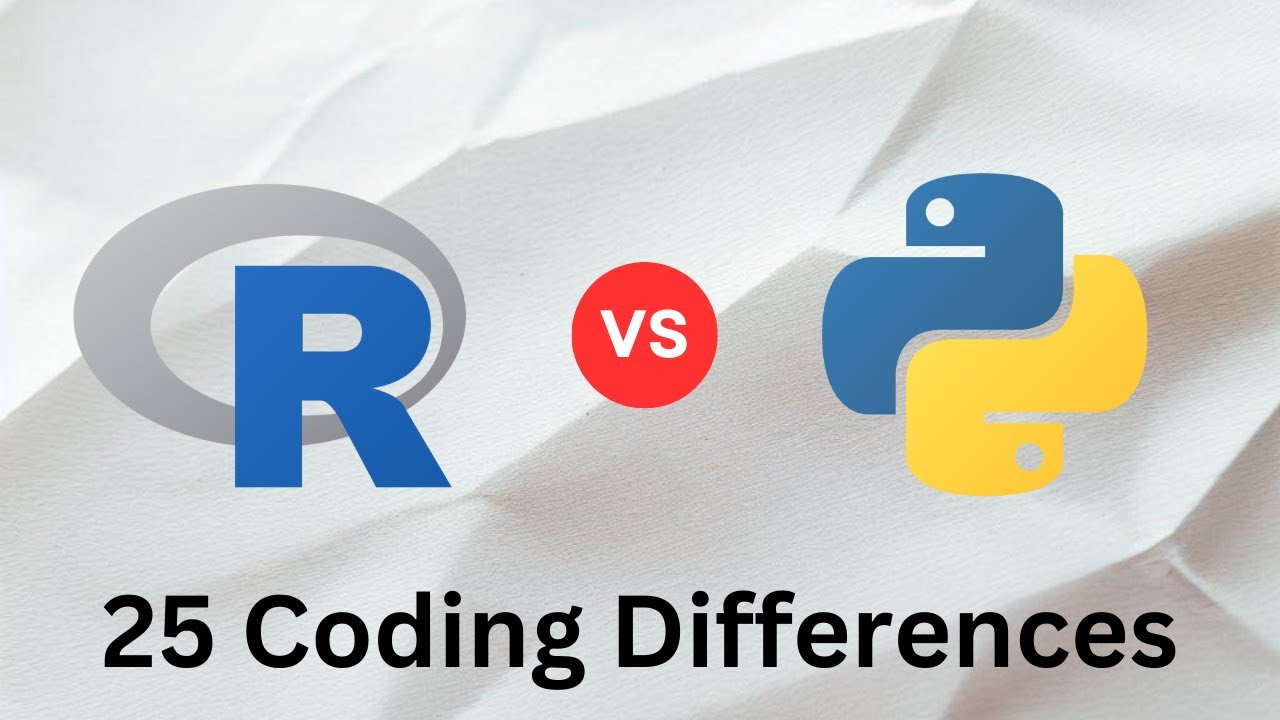 R и Python: 25 различий в кодировании
