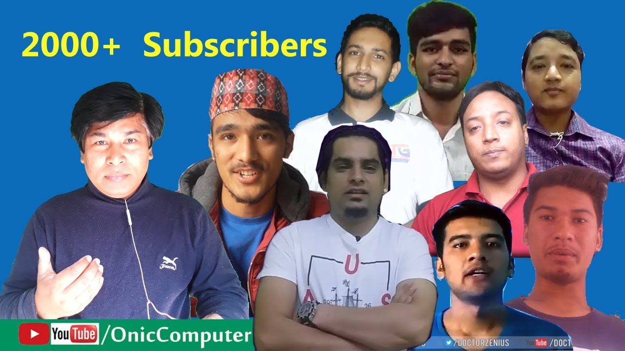 Onic Computer Reaches 2000+ Subscribers - Congratulations Video - Collab.. with Nepali Channels