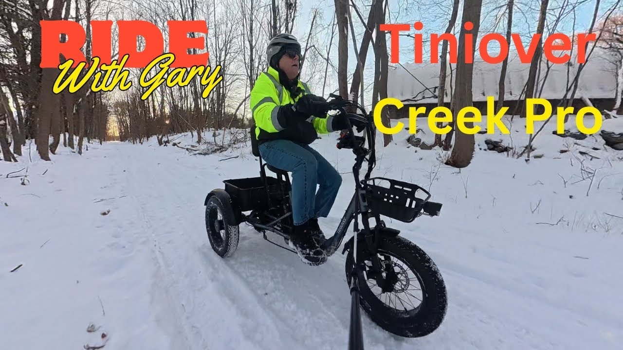 Tiniover Creek Pro E-Trike Snowy Ride