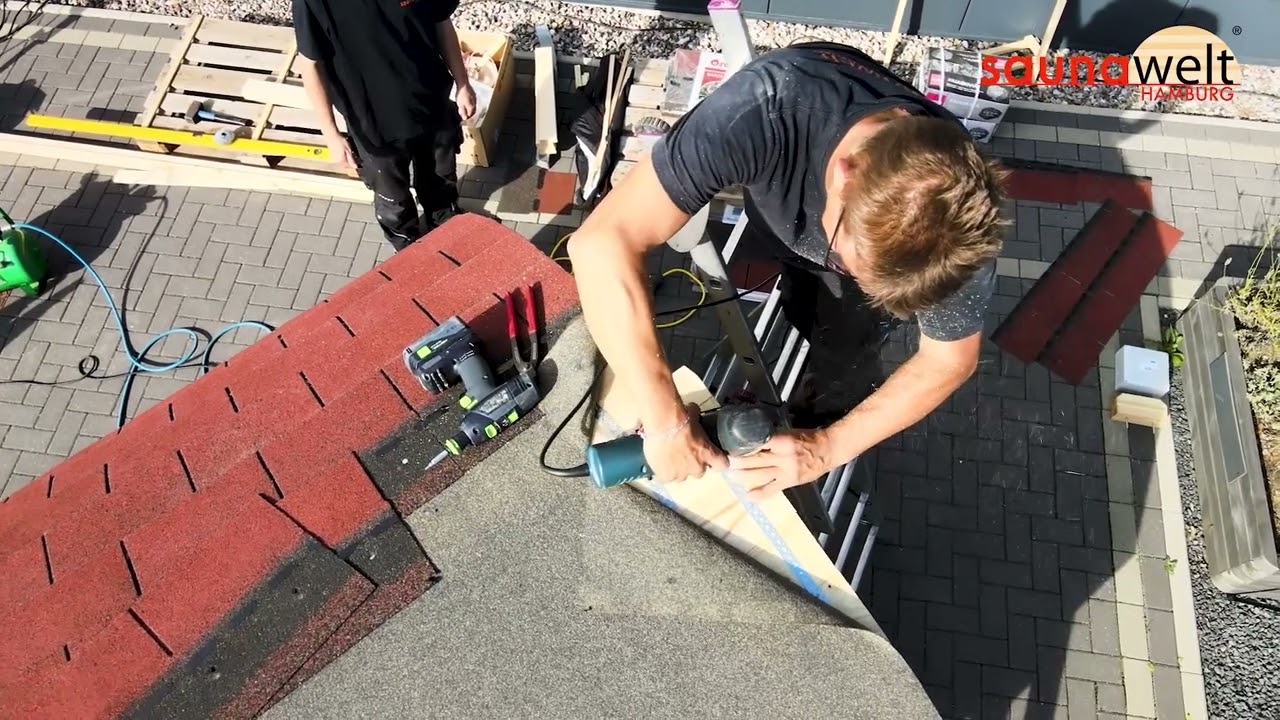 Fasssauna Saunafass 2022 Montagevideo - Saunawelt Hamburg Aufbauanleitung Holzofen Saunabau Sauna