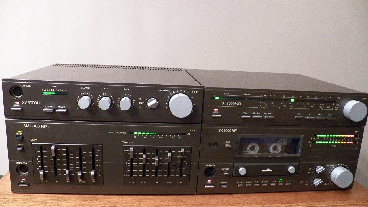 RFT-3000 HiFi Stereo System (1985)