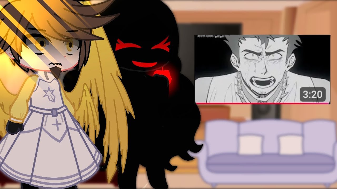 eden characters react to voices in my head(+lute)|hazbin hotel|my au