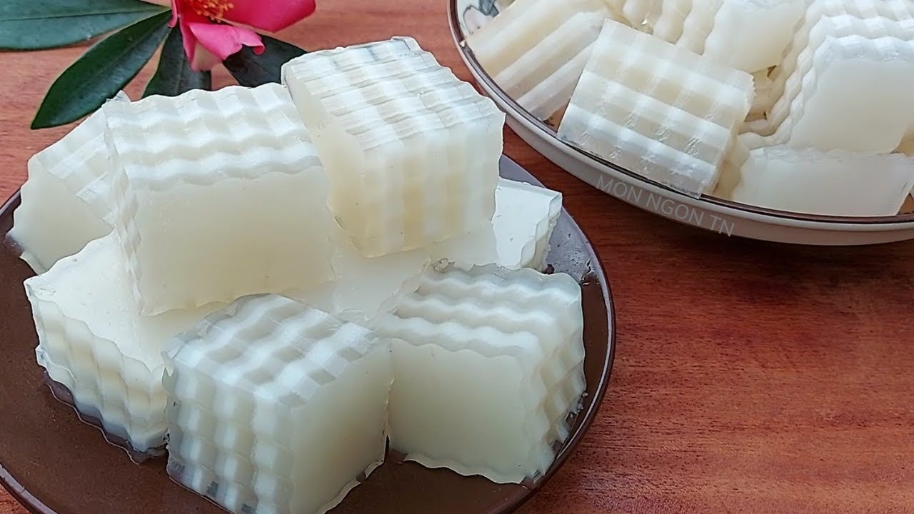 Cách làm THẠCH RAU CÂU DỪA giòn ngon không bị tách lớp