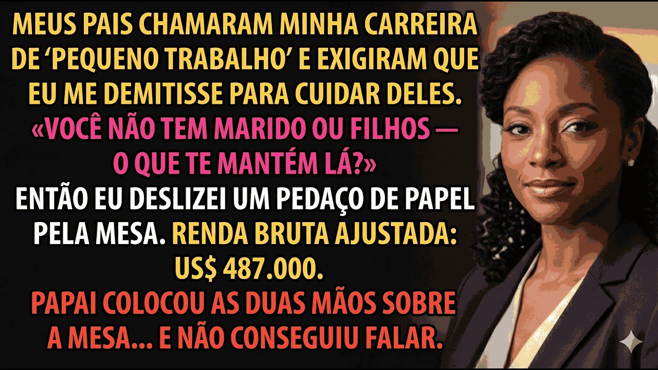 Meus Pais Exigiram Que Eu Largasse o Emprego—Até Verem Minha Declaração de Imposto