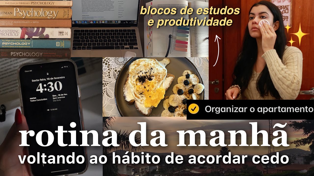 VENCENDO A PREGUIÇA [minha rotina da manhã voltando a acordar 4AM]