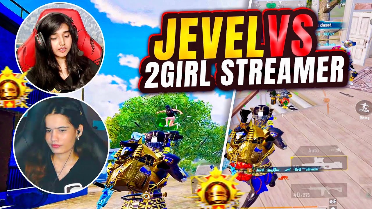 INTENSE FIGHT AGAINST GIRLS STREAMER 🤯 | BGMI JEVEL FUNNY COMMENTRY |