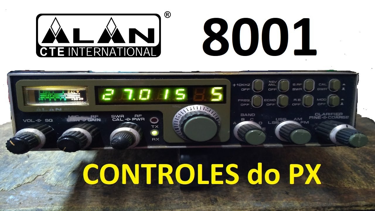 Dica rápida#10 - Descrição controles Alan 8001
