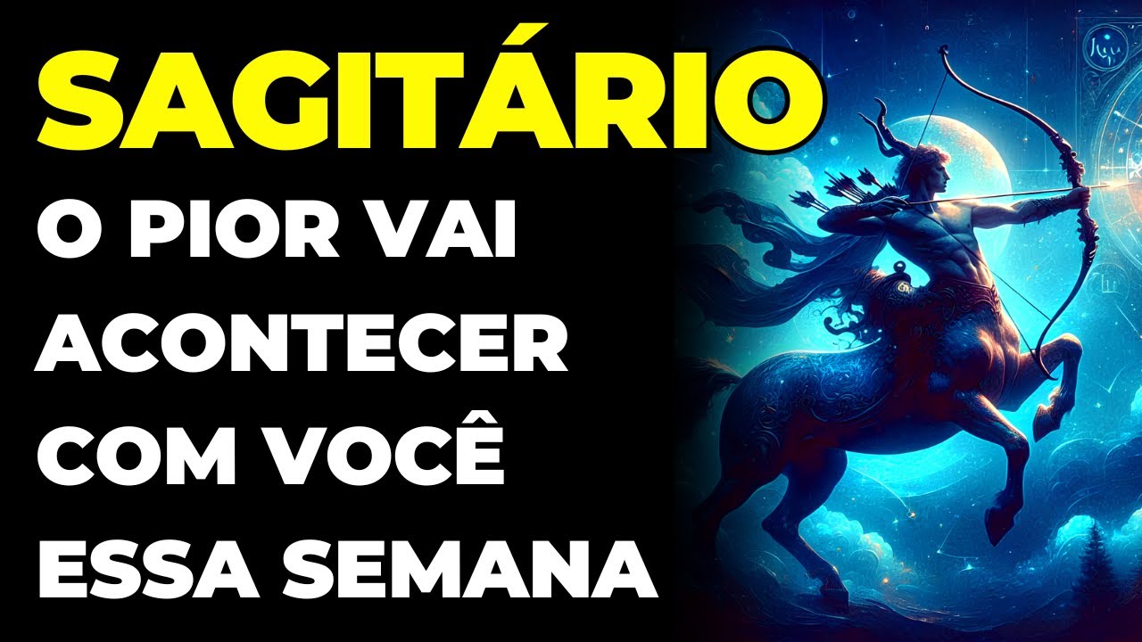 SAGITÁRIO: 😢 SEJA FORTE | VAI DOER, MAS DEUS SABE O QUE FAZ | UM GOLPE TRÁGICO VAI FAZER VOCÊ CHORAR