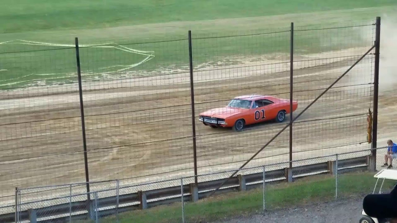 The Hazzard County Stunt Show Trumbull County Fairgrounds 2018 filmed by Bob and Zachary