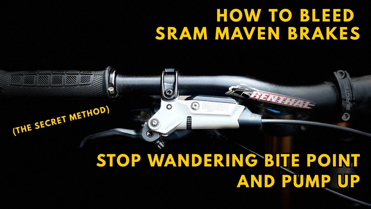 How to bleed sram maven brakes ( without the wandering bite point…)