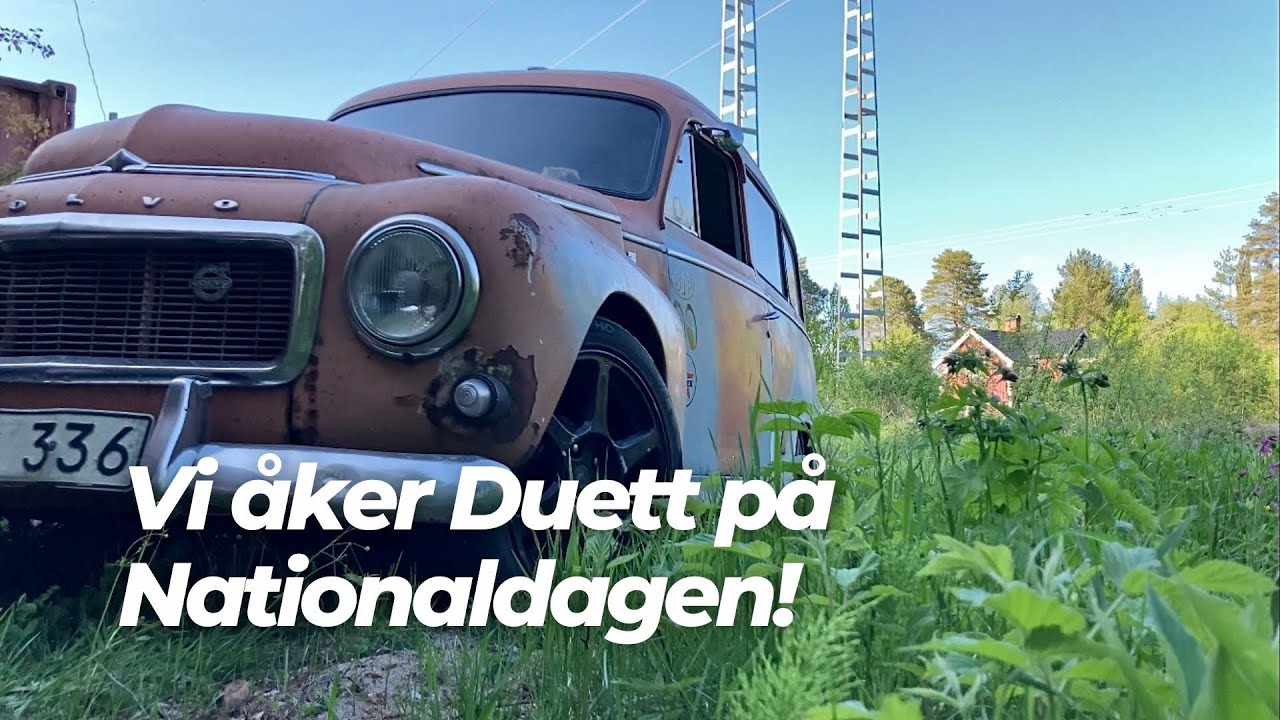 Garage! Avfrostar Duetten och hänger på några bruks-amazonhjul. Volvo Duett-Vlogg hela dagen!