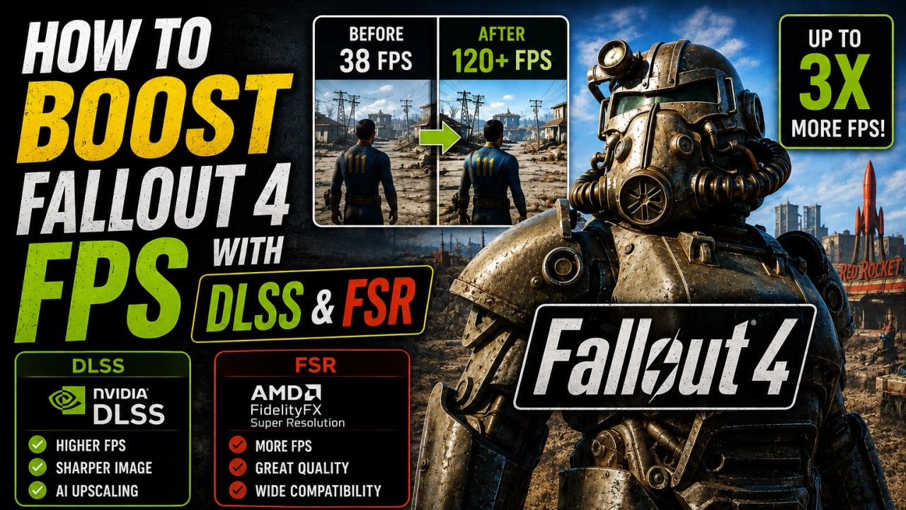 Как повысить FPS в Fallout 4 с помощью DLSS и FSR