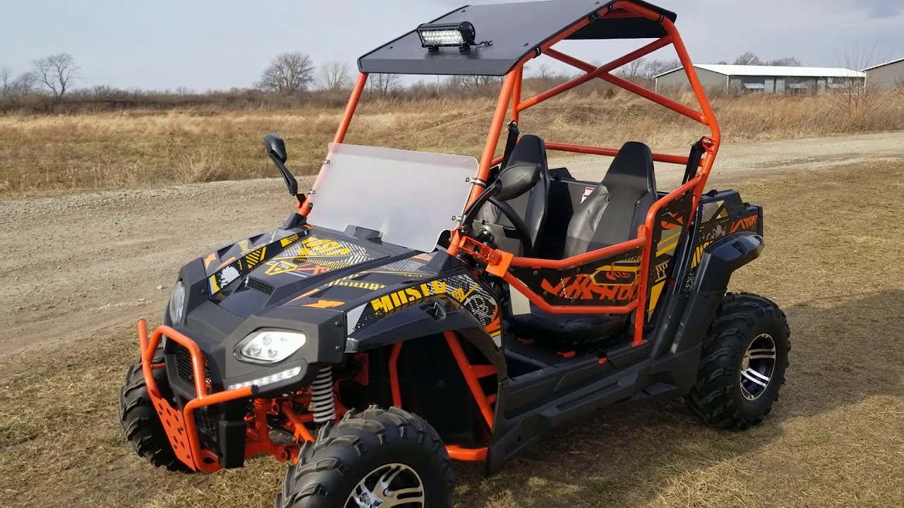 250cc Avenger UTV Utility Vehicle Monster Golf Cart Review And Test Drive
