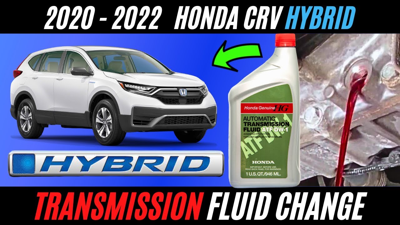 Замена трансмиссионной жидкости в гибридной трансмиссии Honda CRV 2020–2022 годов