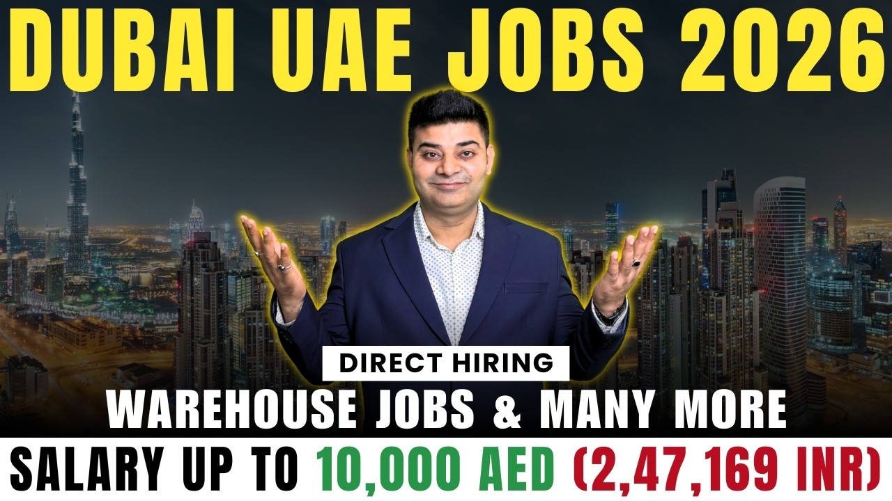 Dubai UAE Urgent Hiring 2026 🇦🇪 | Warehouse Workers & Technical Jobs | Salary Up to 10,000 AED |