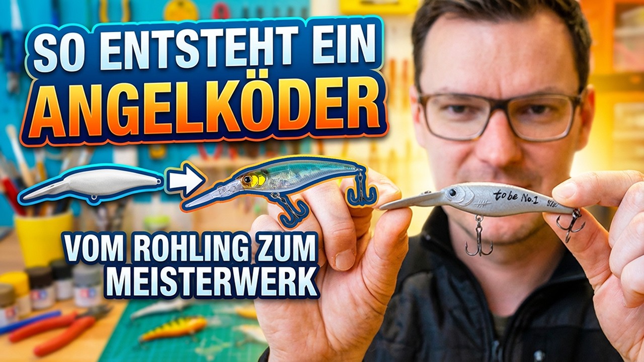 So entsteht ein Angelköder 🎣 😍
