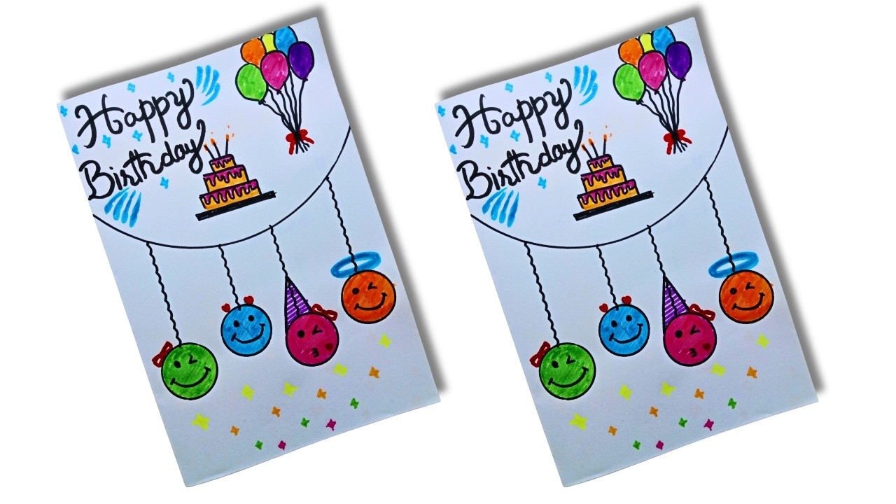 Beautiful Handmade Birthday Card Tutorial | Easy & Creative Card Idea