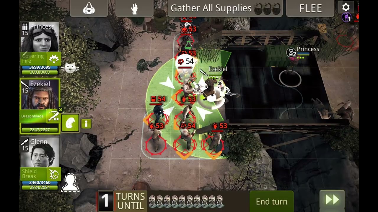 TWD NML Quarry Junction challenge round 86 (The box) with lvl 15 team sh Princess