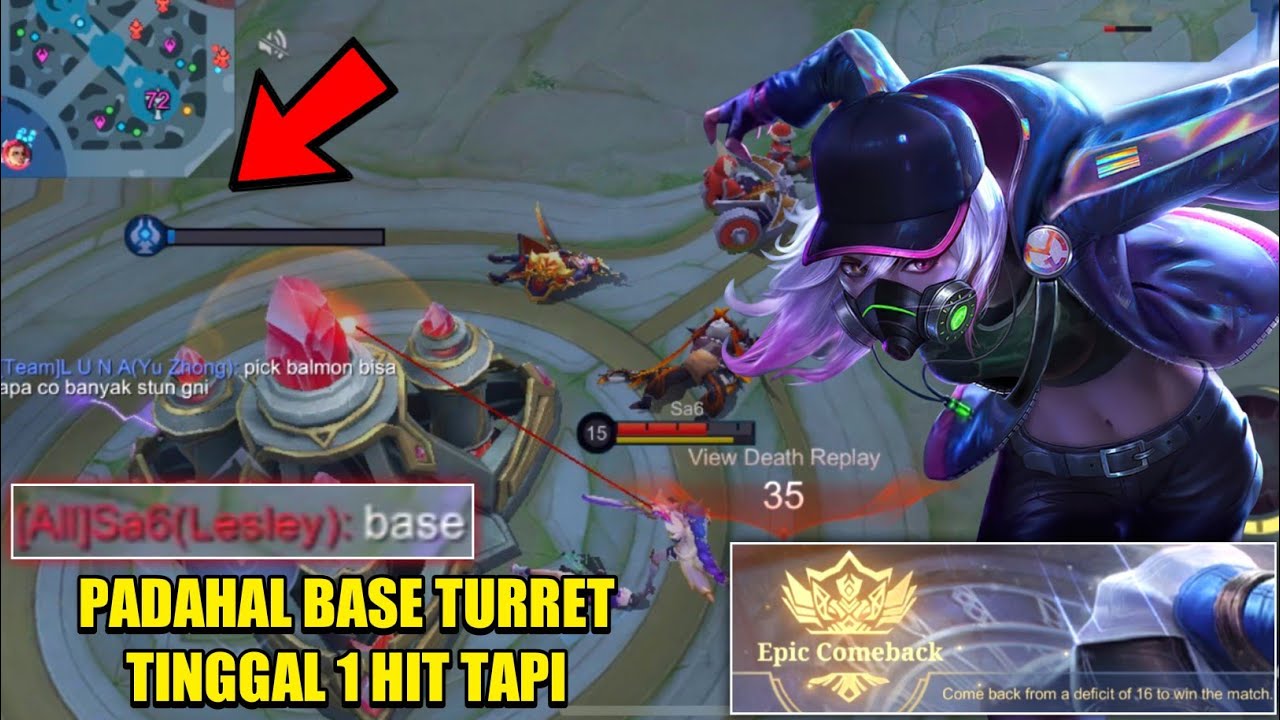 EPIC COMEBACK TERGILA PADAHAL MUSUHNYA SUDAH PD BAKALAN MENANG | TOP GLOBAL NATALIA GAMEPLAY - MLBB